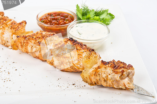 Image of chicken kebab