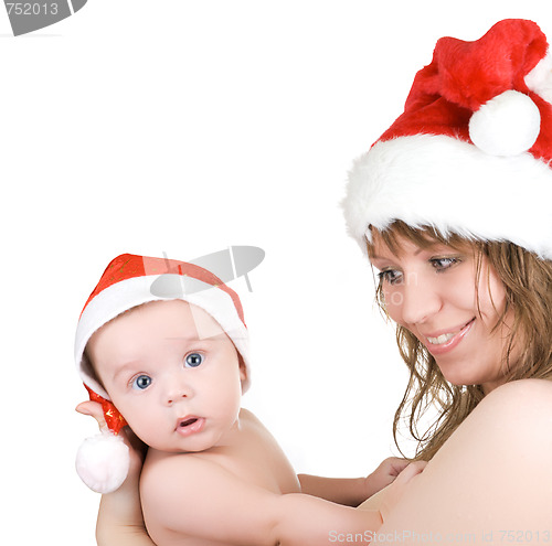 Image of Beautiful mommy santa 