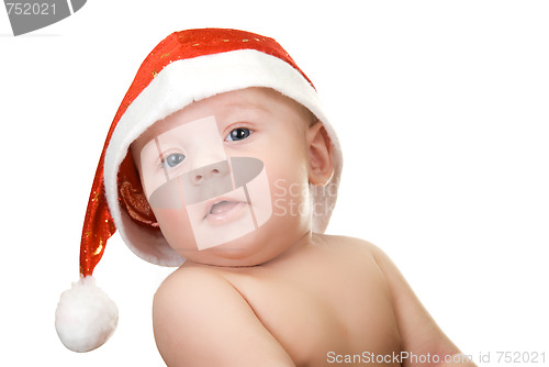 Image of santa baby boy