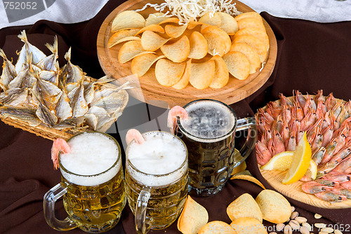 Image of Beer and snacks set