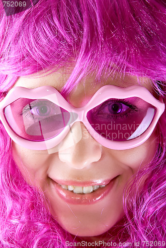 Image of  lips shaped glasses