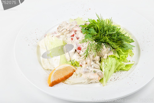 Image of seafood salad