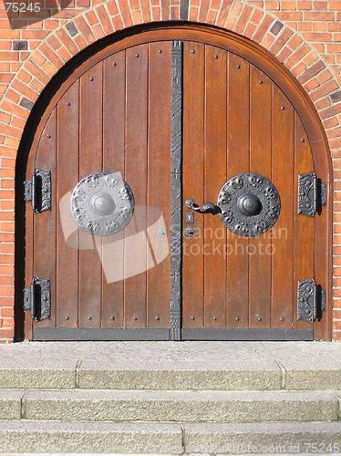 Image of church door