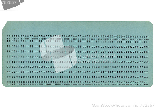 Image of Punched card