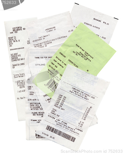 Image of Receipts