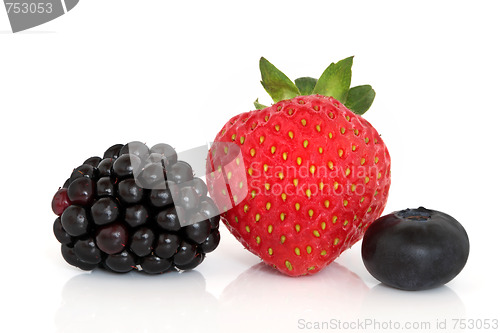 Image of Blackberry, Strawberry and Blueberry Fruit