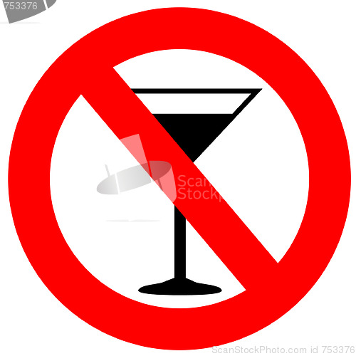 Image of No Alcohol Sign