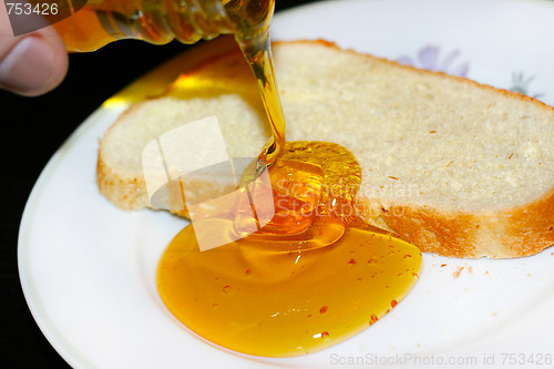 Image of bread and honey