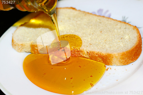 Image of bread and honey