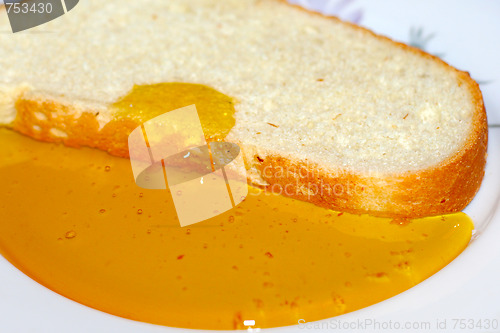 Image of bread and honey