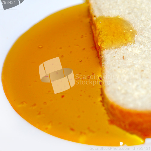 Image of bread and honey