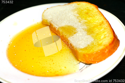 Image of bread and honey