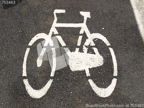 Image of Bike lane sign