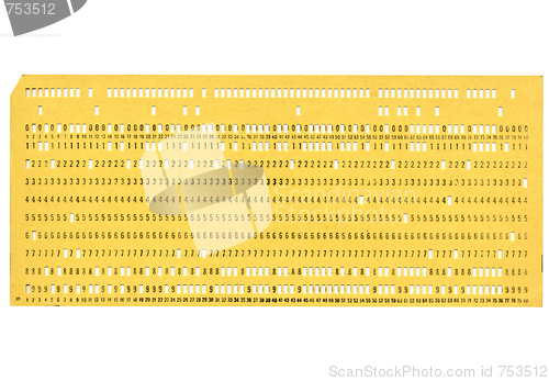 Image of Punched card