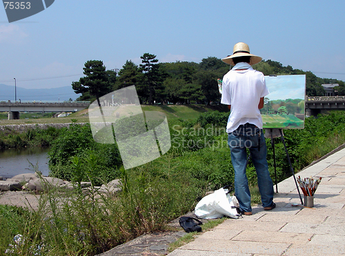 Image of Painting On The Riverside