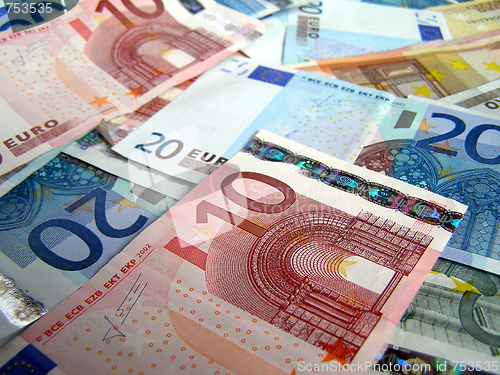 Image of Euro notes