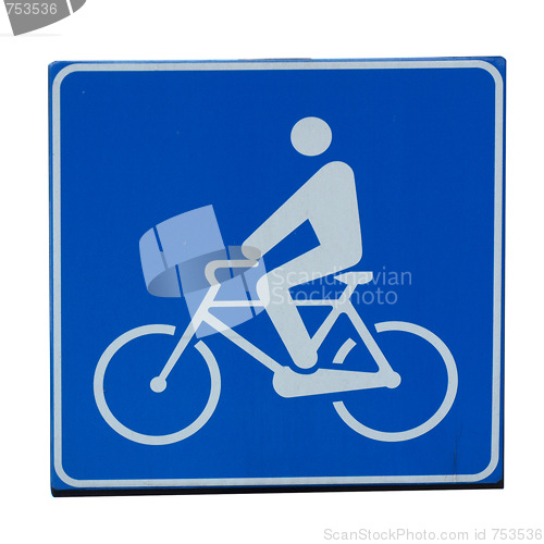 Image of Bike lane sign