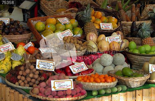 Image of Exotic Fruits Stand