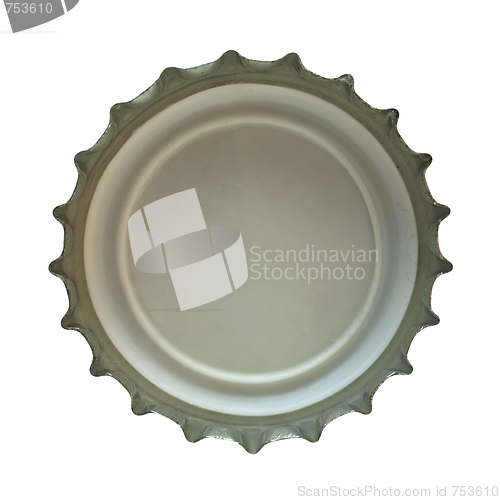 Image of Beer bottle cap isolated