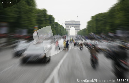 Image of Avenue Champs Elysees - Paris