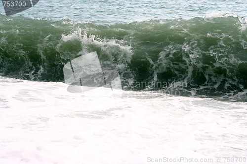 Image of waves on the sea