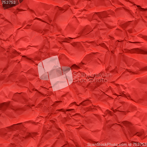 Image of Red rippled paper