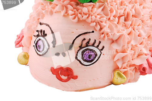 Image of Unusual cake in foarm of fish