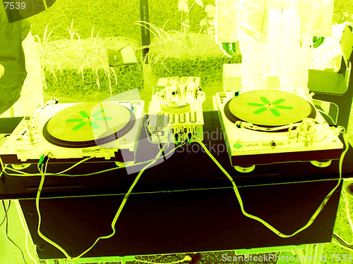 Image of Dj's Vinils green