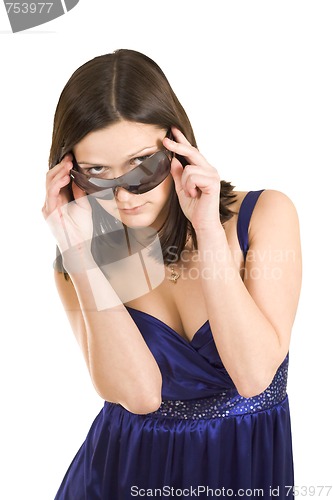 Image of spy woman with sunglasses