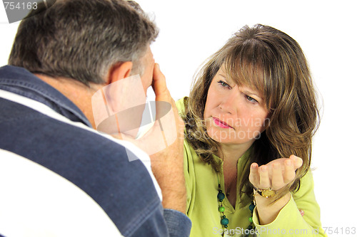 Image of Arguing Middle Aged Couple