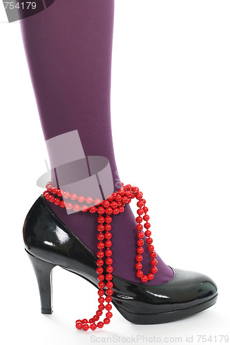 Image of beads and shoes
