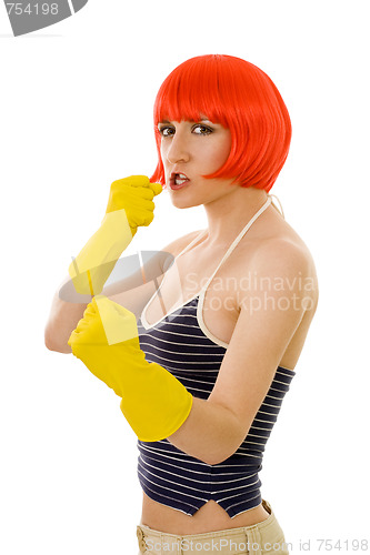 Image of Woman fighting 