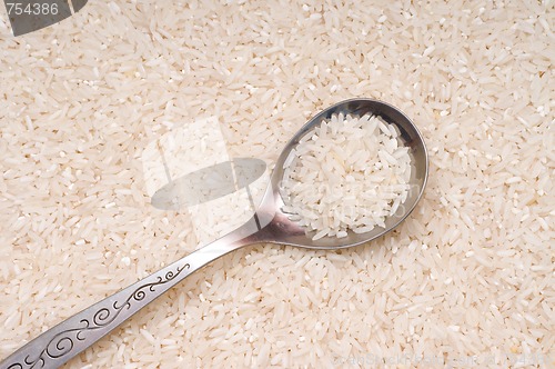 Image of Rice groats background