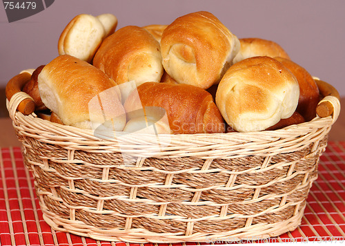 Image of bun in basket