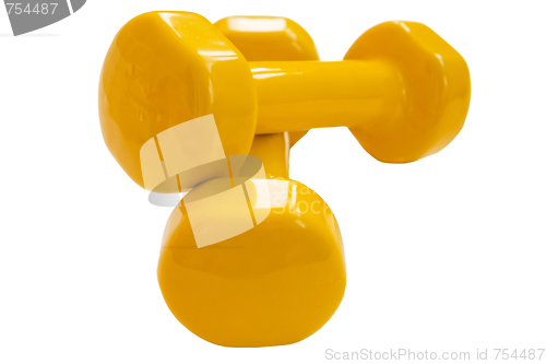 Image of dumbbells(clipping path included)