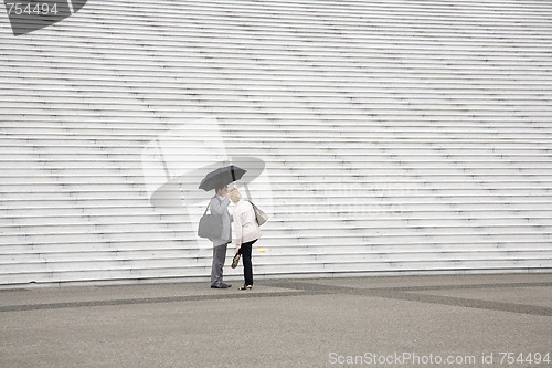 Image of Paris in rain