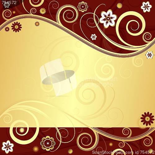 Image of Floral  elegant background