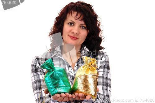 Image of girl with gift