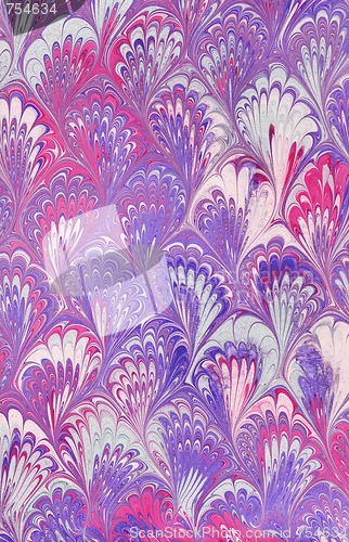 Image of Real marbled paper