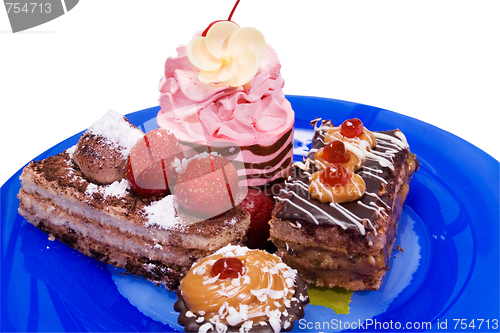 Image of fancy cake(clipping path included)