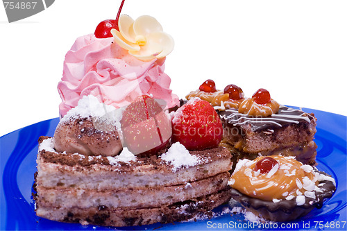 Image of fancy cake(clipping path included)