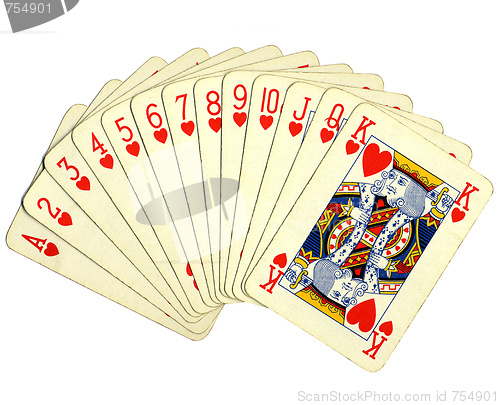 Image of Pocker full scale cards