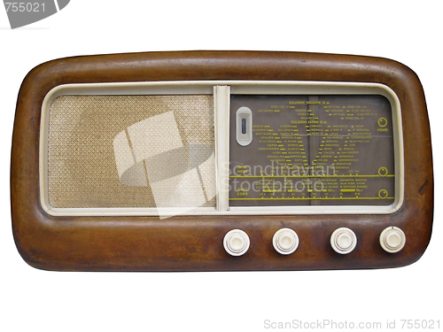 Image of Old AM radio tuner