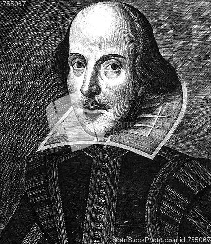 Image of William Shakespeare engraving