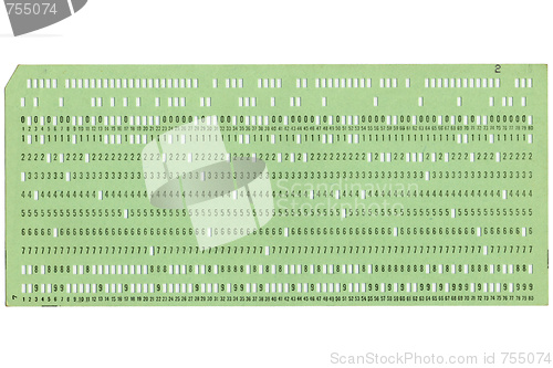 Image of Punched card