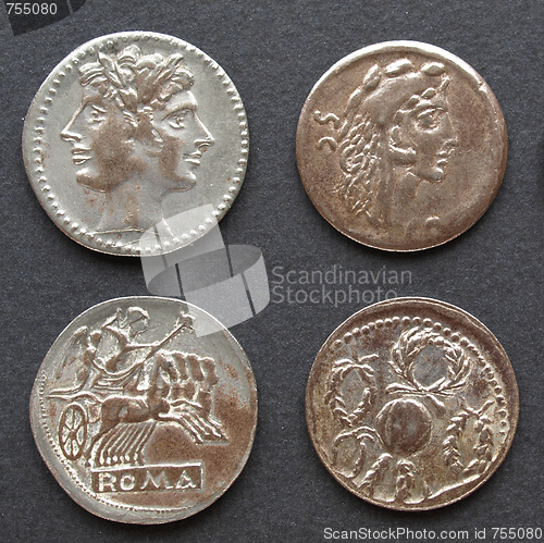 Image of Roman coins