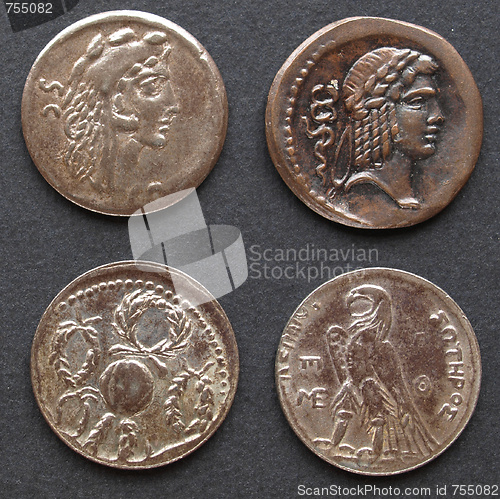 Image of Roman coins