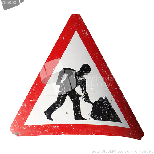 Image of Road work sign