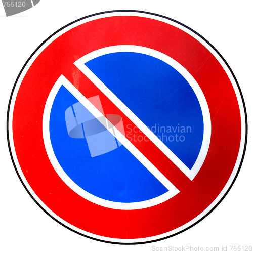 Image of No parking sign