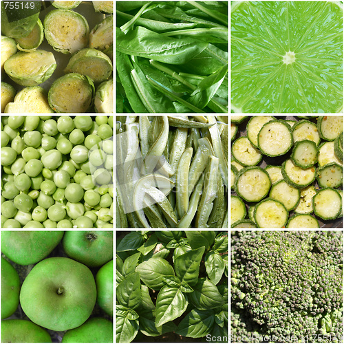 Image of Vegetables collage